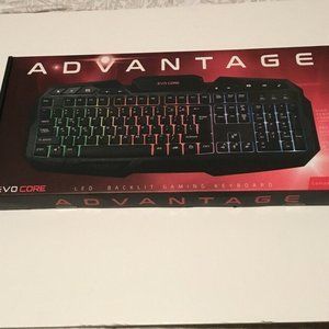 Infiltrate EvoCORE Metal LED Rainbow Backlit PC & Gaming Keyboard Sealed New